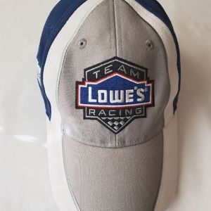 NASCAR Pit Hat 💙 Lowes Team Racing. Jimmie Johnson Signature
